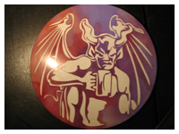 Custom Disc Golf Stencil